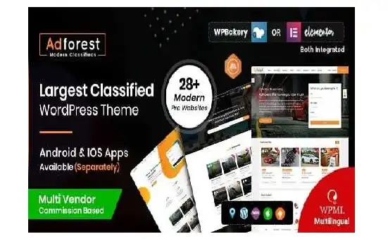 AdForest Theme GPL v5.1.8 - Classified Ads WP Theme - GPL Ji