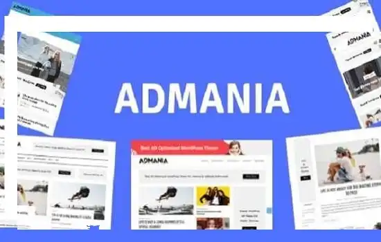 ADmania Theme GPL – Adsense WordPress Theme - GPL Ji