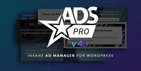 Ads Pro Plugin GPL v4.87 - Multi-Purpose WordPress Advertising Manager - GPL Ji