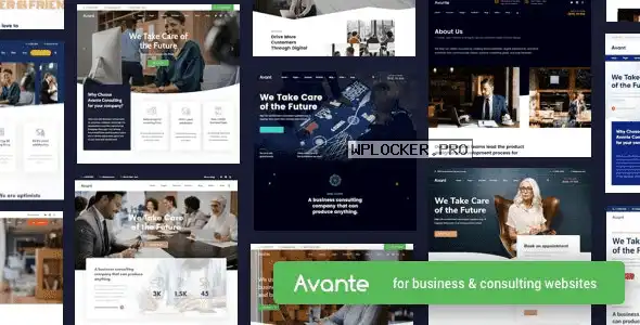 Avante Theme GPL – Business Consulting WordPress Theme - GPL Ji