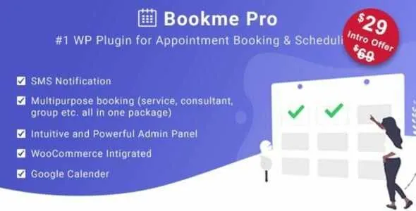 Bookme Pro GPL – WordPress Appointment Booking and Scheduling Software - GPL Ji