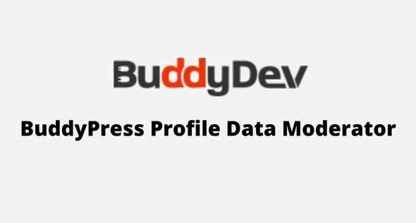 BuddyPress Profile Data Moderator GPL - GPL Ji