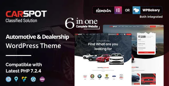 CarSpot Theme GPL v2.4.4 - Automotive Car Dealer WordPress Classified Theme - GPL Ji