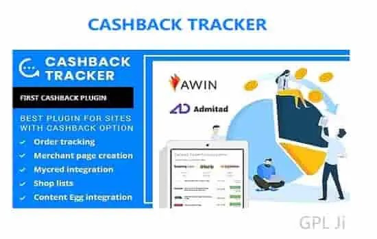 Cashback Tracker Pro GPL WordPress Plugin - GPL Ji