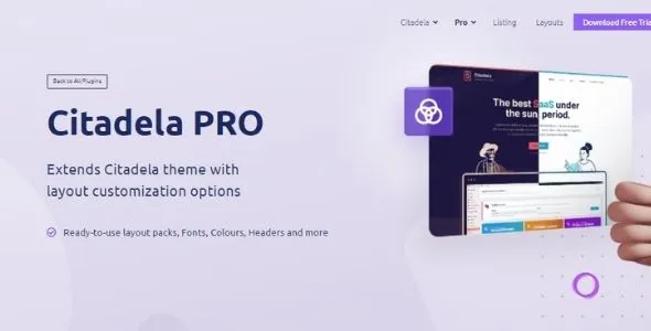 Citadela Pro GPL v6.2.2 - Extends Citadela theme with layout customization options - GPL Ji