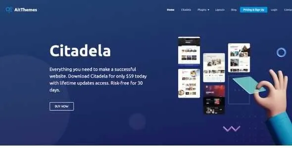 Citadela Theme GPL v5.11.0 – WordPress Blocks and Elementor-Based Ultimate Theme - GPL Ji