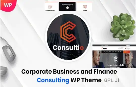 Consultio Theme GPL v3.2.4 - Consulting Corporate For WordPress - GPL Ji