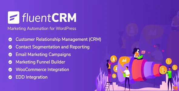 FluentCRM Pro GPL v2.9.45 - Email Marketing Automation For WP - GPL Ji