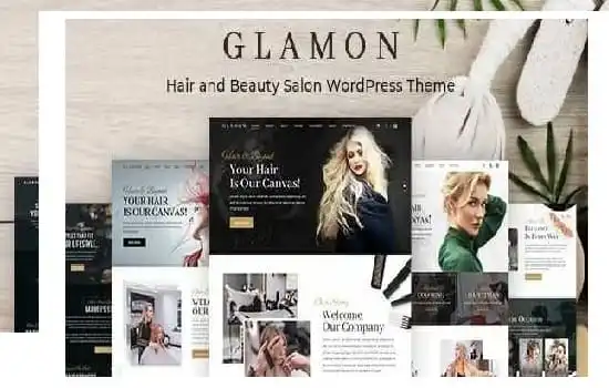 Glamon Theme GPL – Salon & Barber Shop Theme - GPL Ji