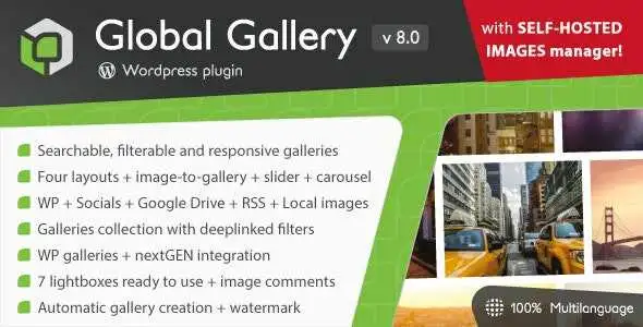 Global Gallery GPL v9.0.6 - WordPress Responsive Gallery - GPL Ji