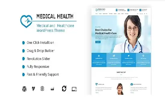 Health And Care GPL Theme – Life Coach & Medical Doctor WordPress Theme - GPL Ji