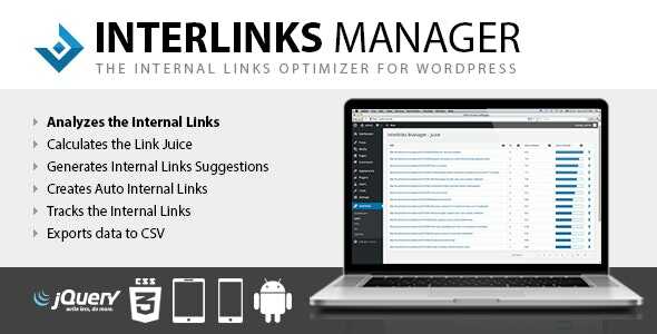 Interlinks Manager GPL v1.37 - Internal Links Optimizer for WordPress - GPL Ji