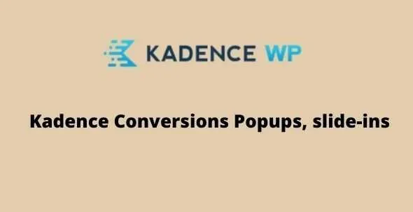 Kadence Conversions Popups, slide-ins v1.1.2 Addon GPL - GPL Ji