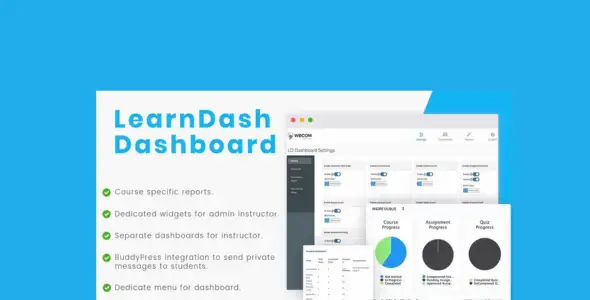 Learndash Dashboard GPL v6.4.1 - GPL Ji