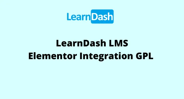 LearnDash LMS Elementor Integration GPL v1.0.9.2 - GPL Ji