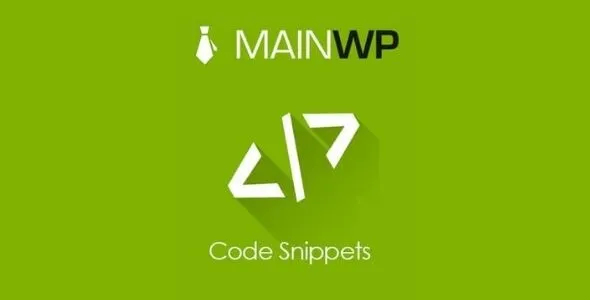 MainWP Code Snippets GPL v5.0.4 Extension - GPL Ji