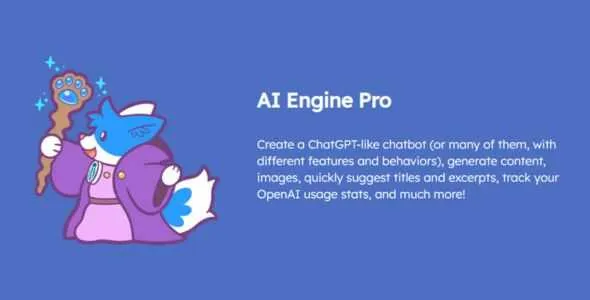 MeowApps AI Engine Pro GPL v2.7.4 - GPL Ji