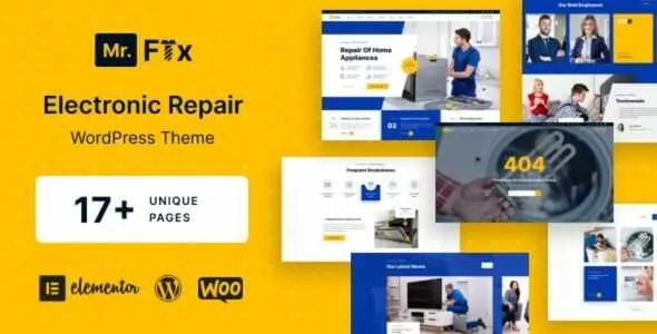 MrFix Theme GPL v1.3 – Appliances Repair Services WordPress Theme - GPL Ji