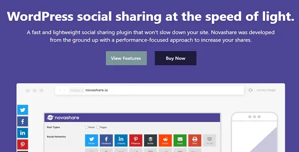 Novashare GPL v1.5.6 - WordPress Social Sharing Plugin - GPL Ji