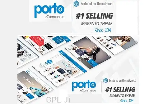 Porto Theme GPL v7.4.4 - Multipurpose Business & WooCommerce Websites - GPL Ji