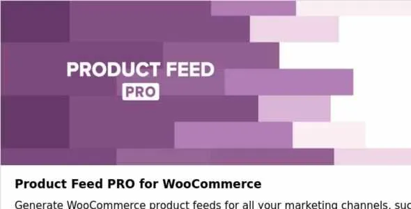 Product Feed PRO for WooCommerce GPL - GPL Ji