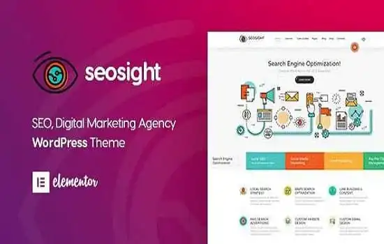 Seosight Theme GPL v5.30.1 - SEO, Digital Marketing Agency Website with SHOP - GPL Ji