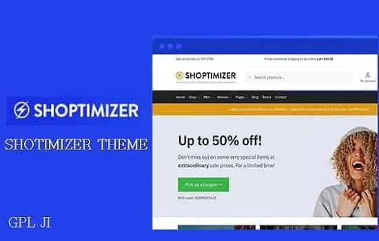 Shoptimizer Theme GPL v2.8.3 - Fastest WooCommerce WordPress Theme - GPL Ji