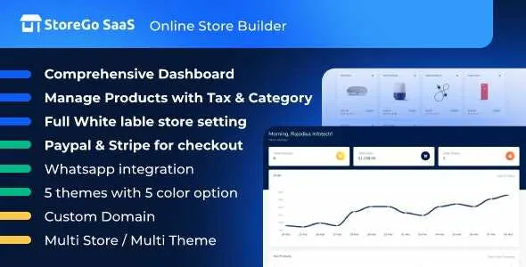 StoreGo SaaS GPL v7.0 - Online Store Builder - GPL Ji