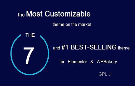 The7 Theme GPL v12.3.1 - Responsive Multi-Purpose WordPress Websites - GPL Ji