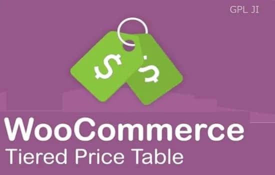 Tiered Pricing Table for WooCommerce GPL v7.2.0 - GPL Ji