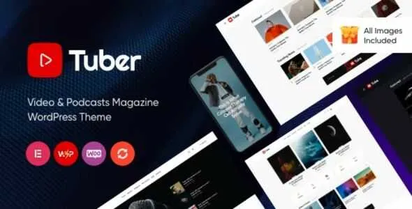 Tuber Theme GPL v1.12 - Video Blog & Podcast WordPress Theme - GPL Ji