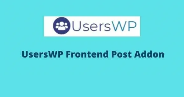 UsersWP Frontend Post Addon GPL - GPL Ji