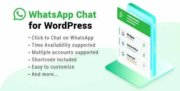 WhatsApp Chat For WordPress Plugin GPL v3.7.0 - GPL Ji