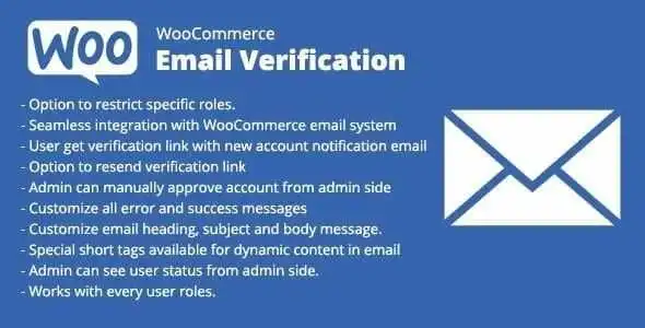 WooCommerce Email Verification GPL - GPL Ji