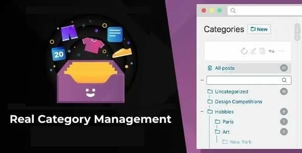 WordPress Real Category Management GPL v4.2.24 - Content Management in Category Folders - GPL Ji