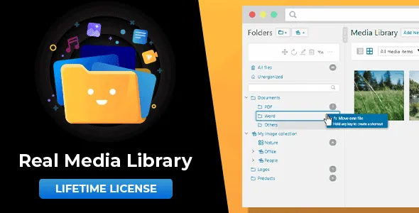 WordPress Real Media Library GPL v4.22.29 - Media Categories / Folders File Manager - GPL Ji