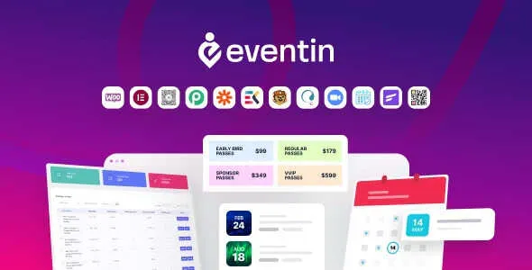 WP Eventin Pro GPL v4.0.18 - Event Manager, Event Calendar, Event Tickets for WooCommerce - GPL Ji