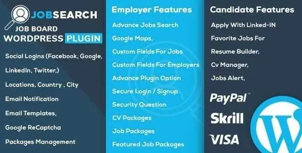 WP JobSearch GPL v2.8.4 - WP Job Board WordPress Plugin - GPL Ji