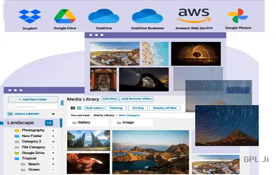 WP Media Folder GPL v6.0.2 - WordPress Media Library [Core Plugin] - GPL Ji