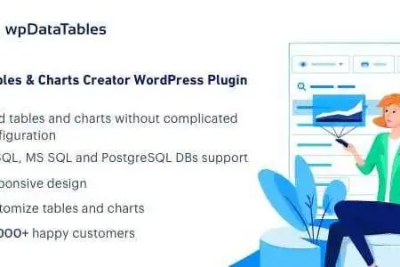 wpDataTables GPL v7.0 - Tables and Charts Manager for WordPress - GPL Ji