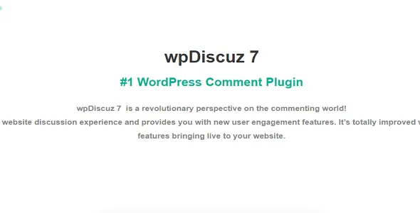 wpDiscuz v7.6.26 (Pre-Activated) GPL - Core Plugin - GPL Ji